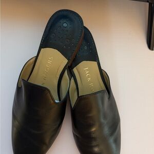 Jack Rogers Black Mules Size 8